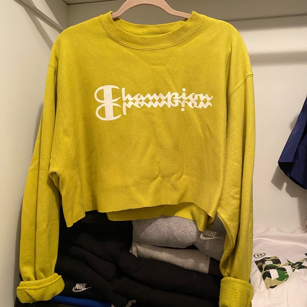 Cropped champion sweatshirt